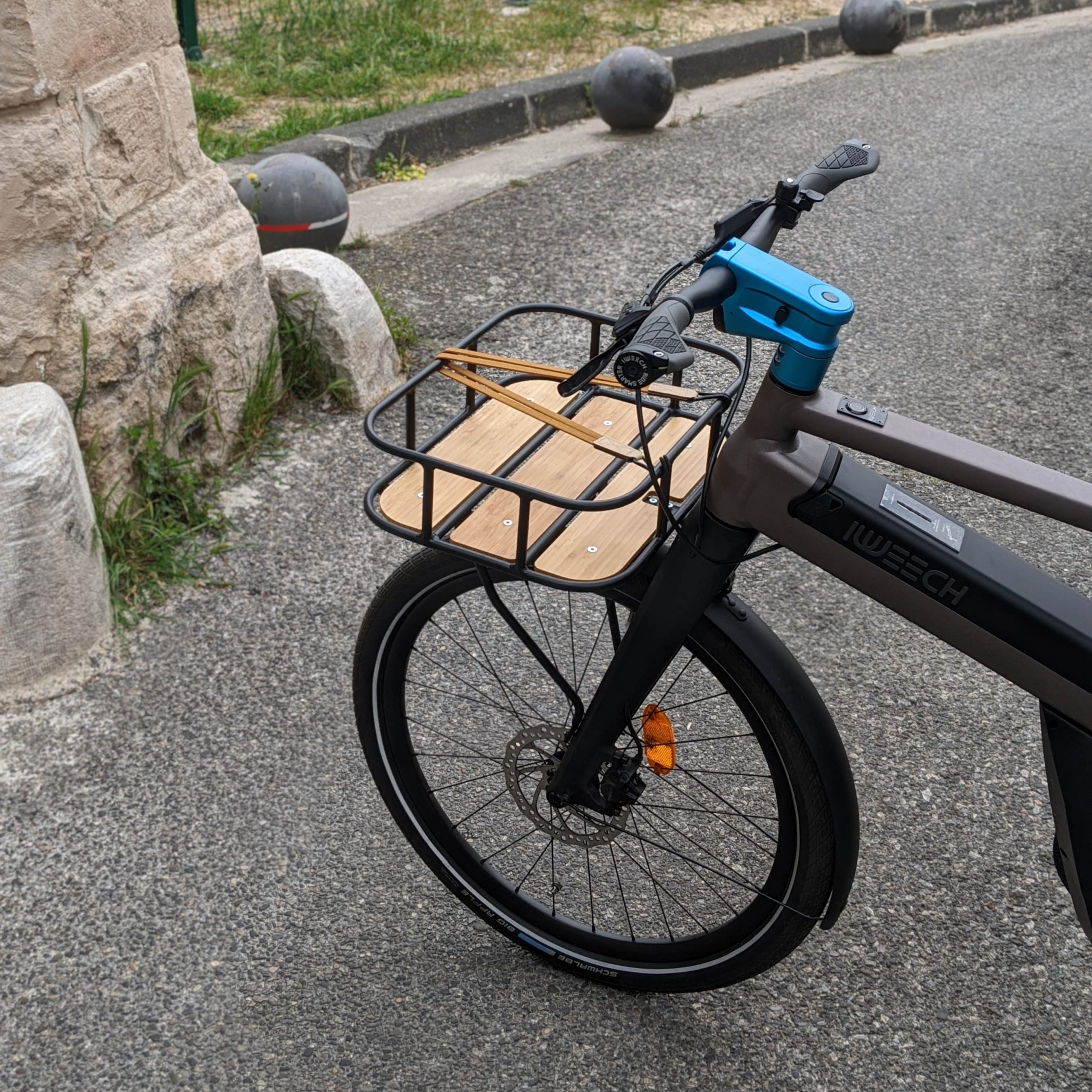Porte bagage avant adaptable uniquement sur vélo IWEECH