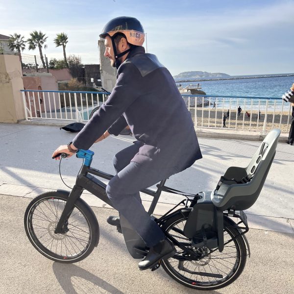 Luggage rack with baby seat Bobike